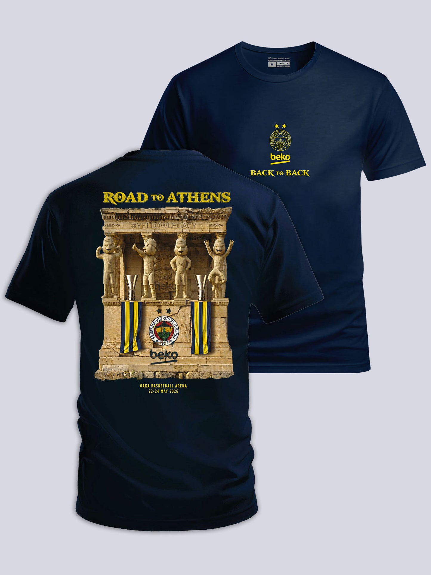Fenerbahçe Lacivert Basketbol Final Four 2026 Tshirt