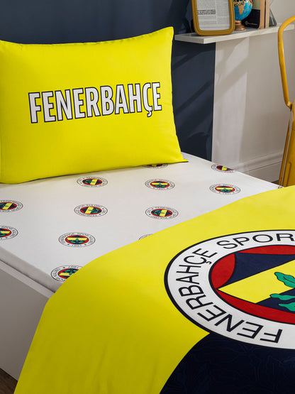 Fenerbahçe Sarı Lacivert Efsane Tek Kişilik Nevresim Takımı 100cm