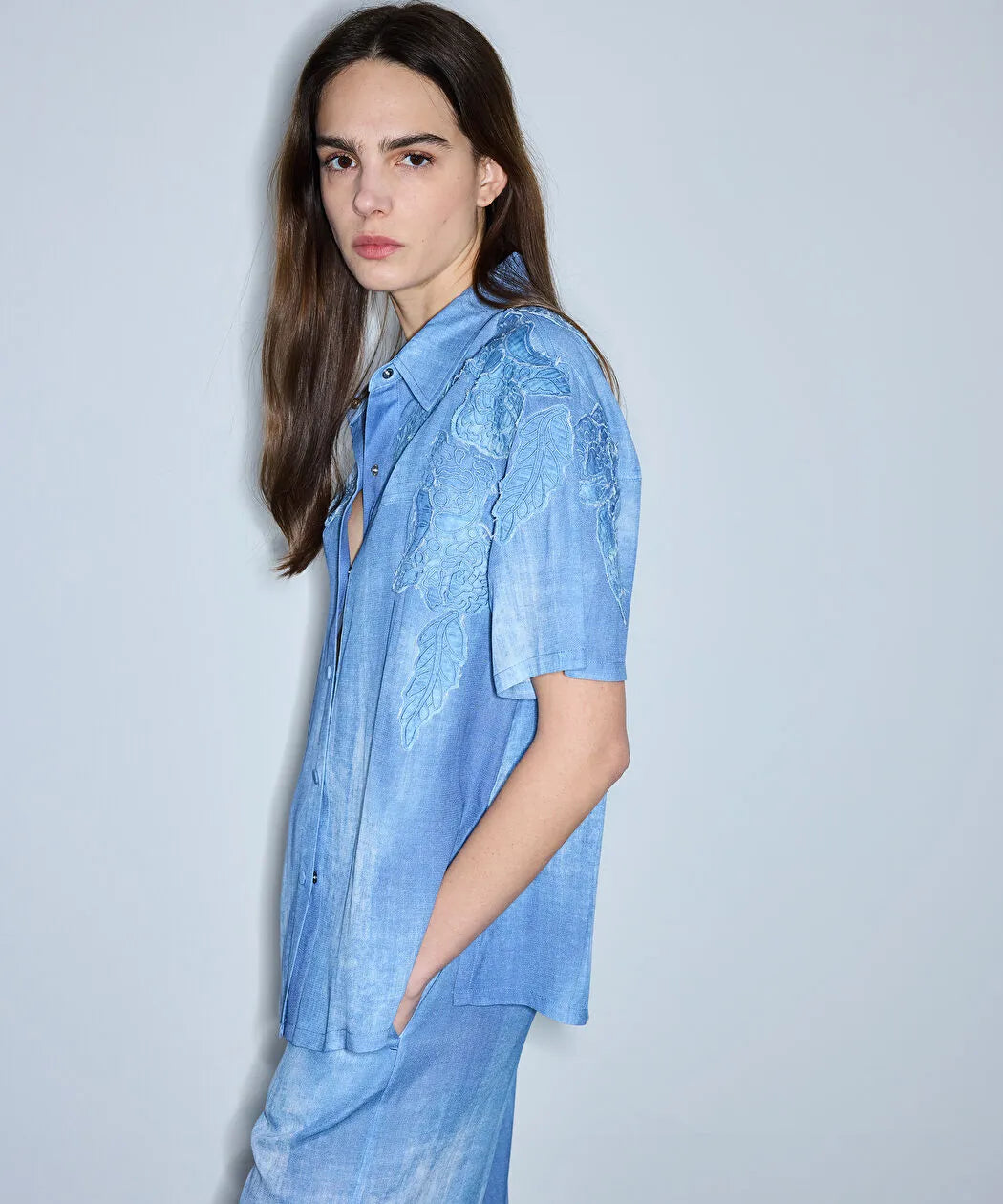 Mavi Denim Görünümlü Baskılı Ceket Is1260005088629 | Ipekyol