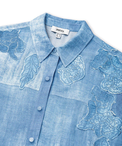 Mavi Denim Görünümlü Baskılı Ceket Is1260005088629 | Ipekyol