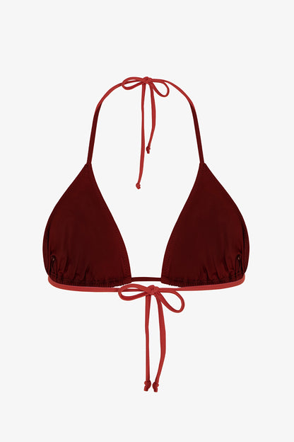 Tarçın Üçgen Bikini Üstü