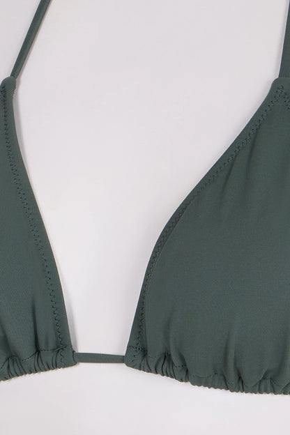 Yeşil Üçgen Bikini Üstü