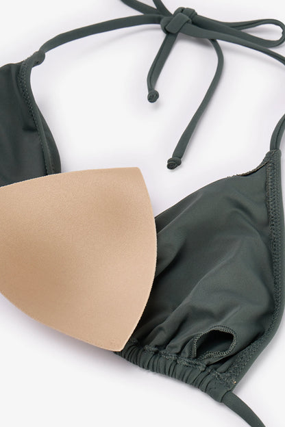 Yeşil Üçgen Bikini Üstü