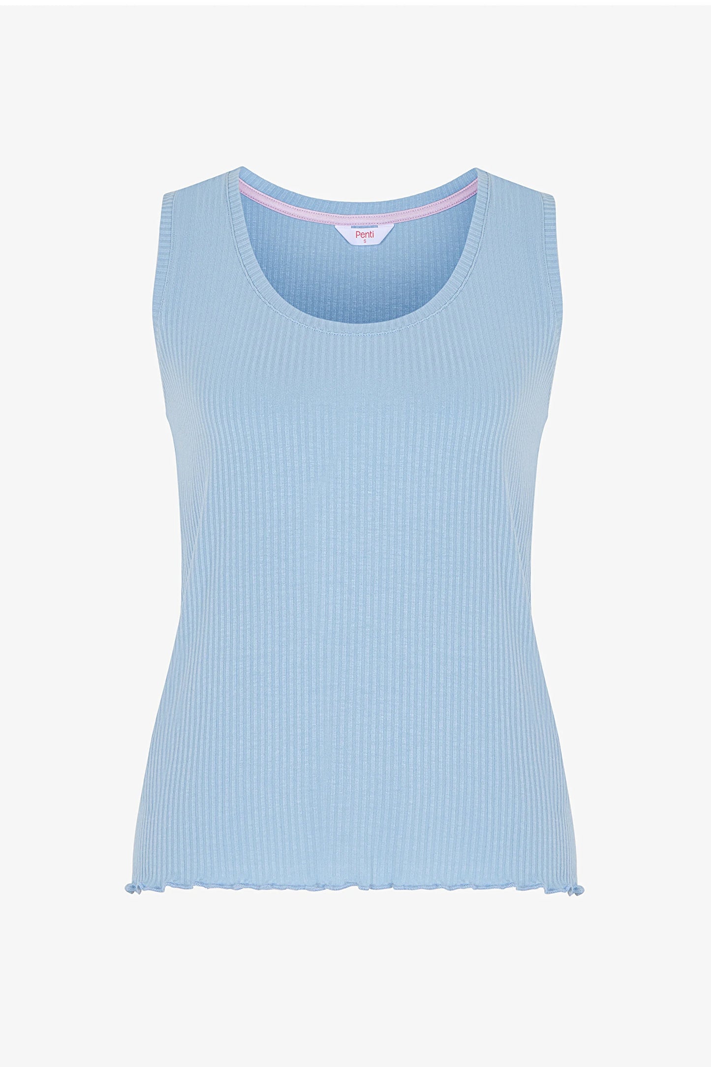 Mavi Ella Solid Atlet Pijama Üstü