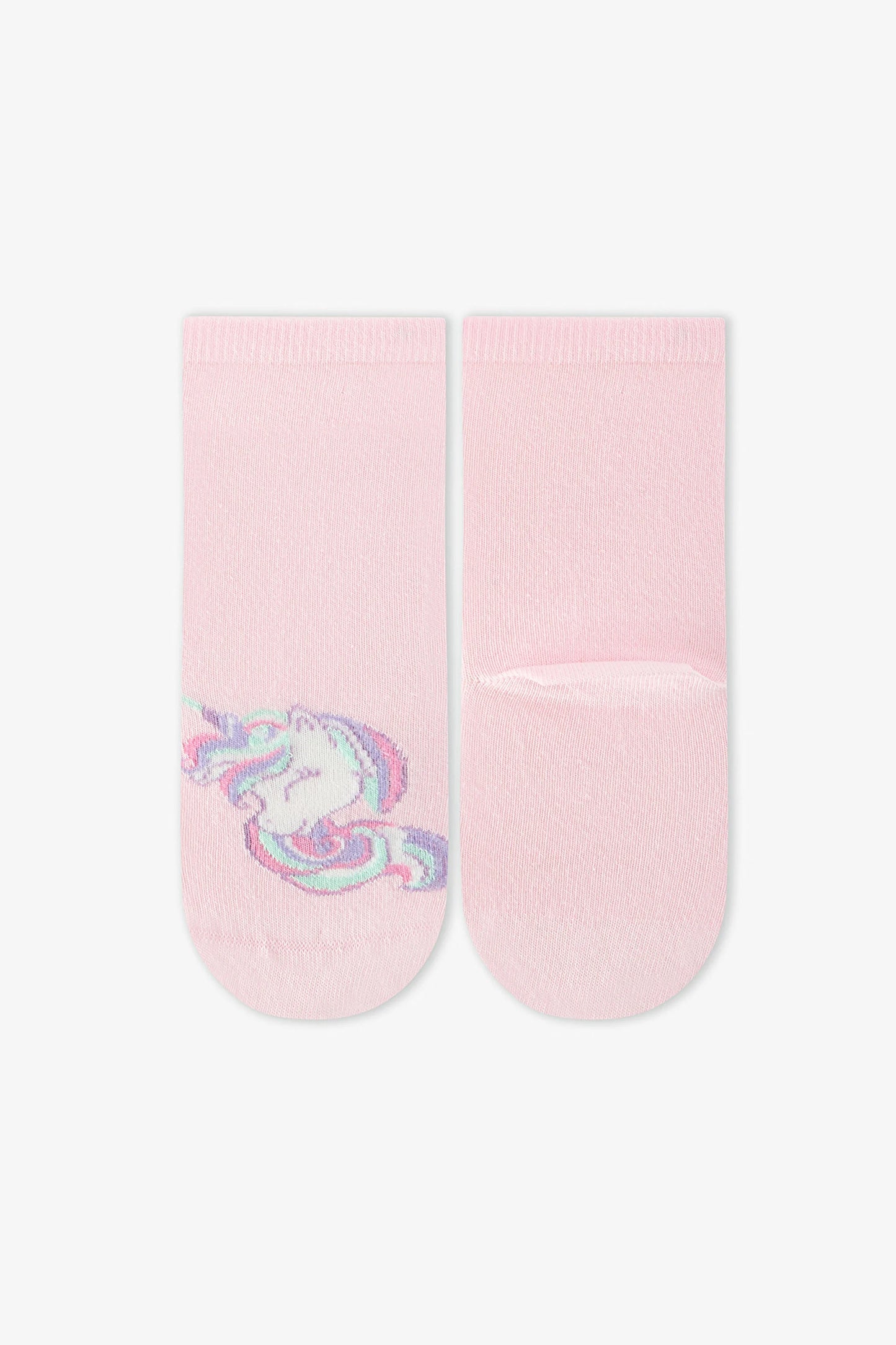 Renkli Kız Çocuk Cutie Unicorn 4'lü Soket Çorap