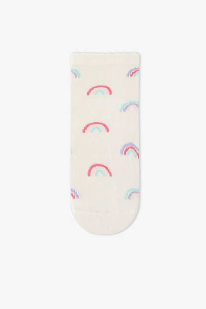 Renkli Kız Çocuk Cutie Unicorn 4'lü Soket Çorap