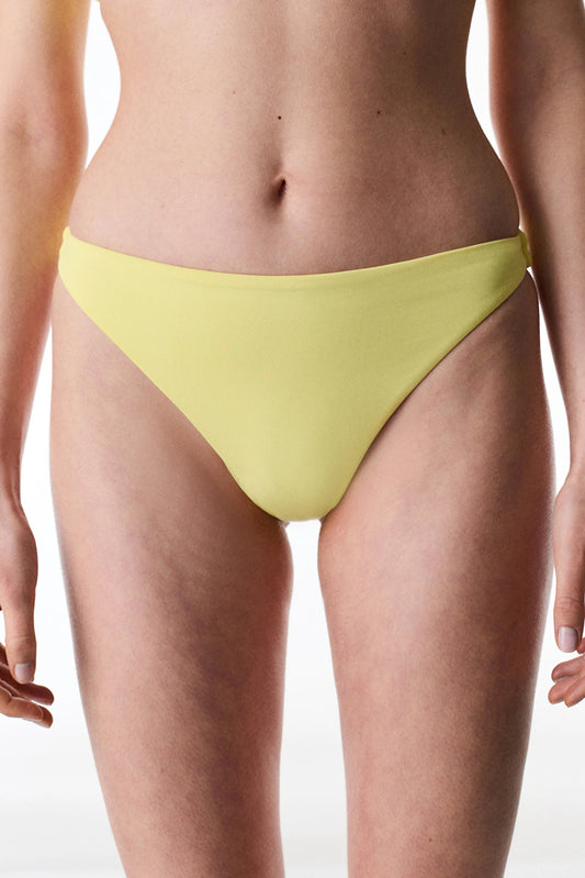 Sarı Minimal Slip Bikini Altı