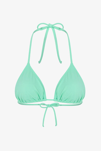 Mint Yeşili Üçgen Bikini Üstü
