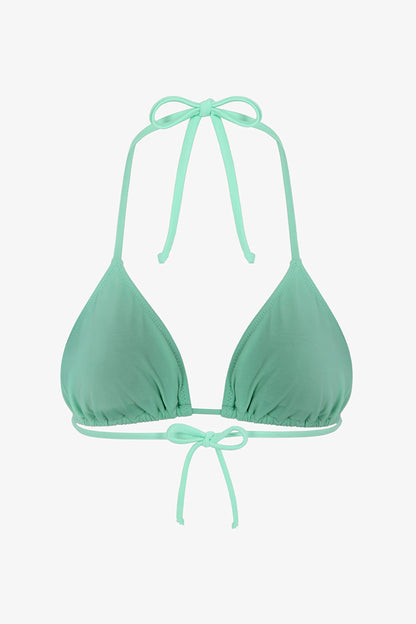Mint Yeşili Üçgen Bikini Üstü