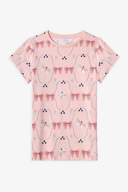 Mint Yeşili Kız Çocuk In The Garden Pamuklu 2'li Pijama Takımı