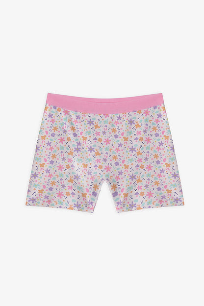 Pembe Kız Çocuk Popflower 2'li Boxer