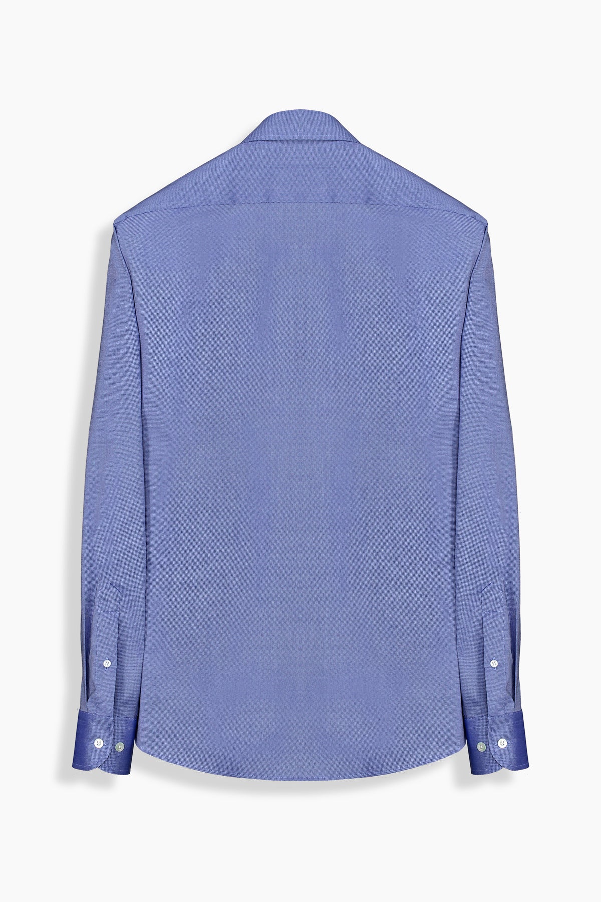 Elvio Easy Iron Slim Fit Koyu Mavi Pamuklu Gömlek