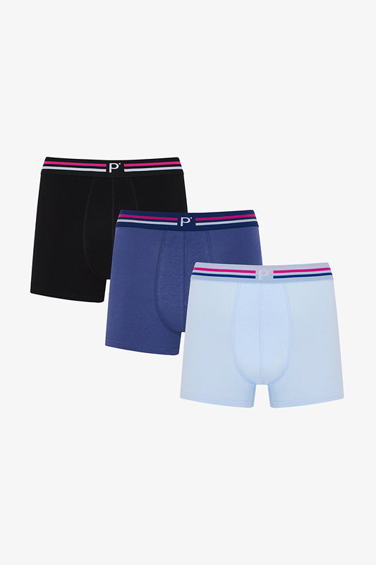 Erkek Renkli Ice Play Çoklu Boxer