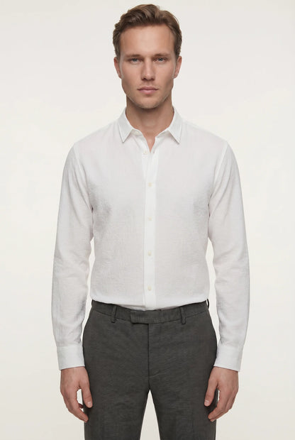 Tween Slim Fit Beyaz Gömlek