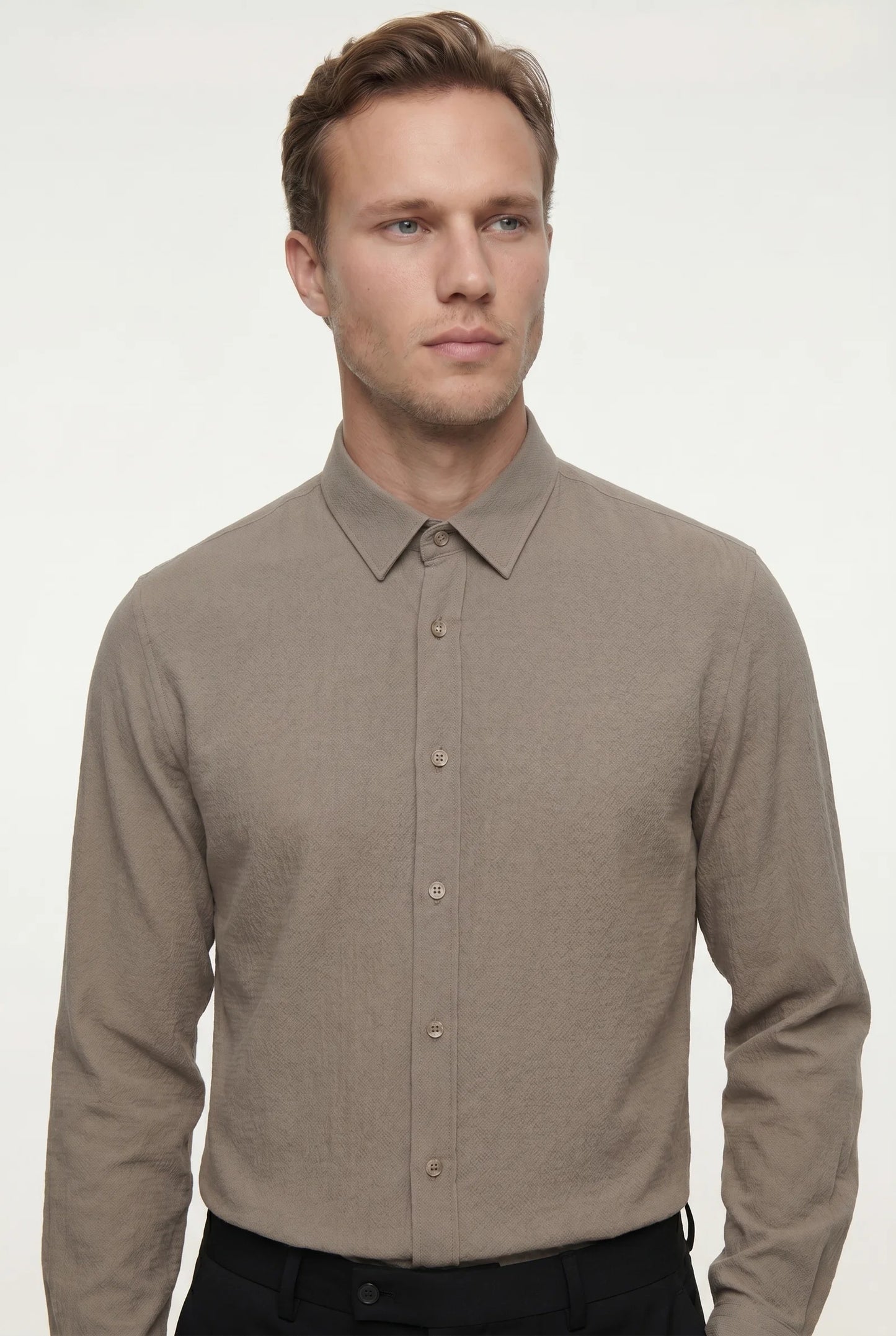Tween Slim Fit Vizon Gömlek