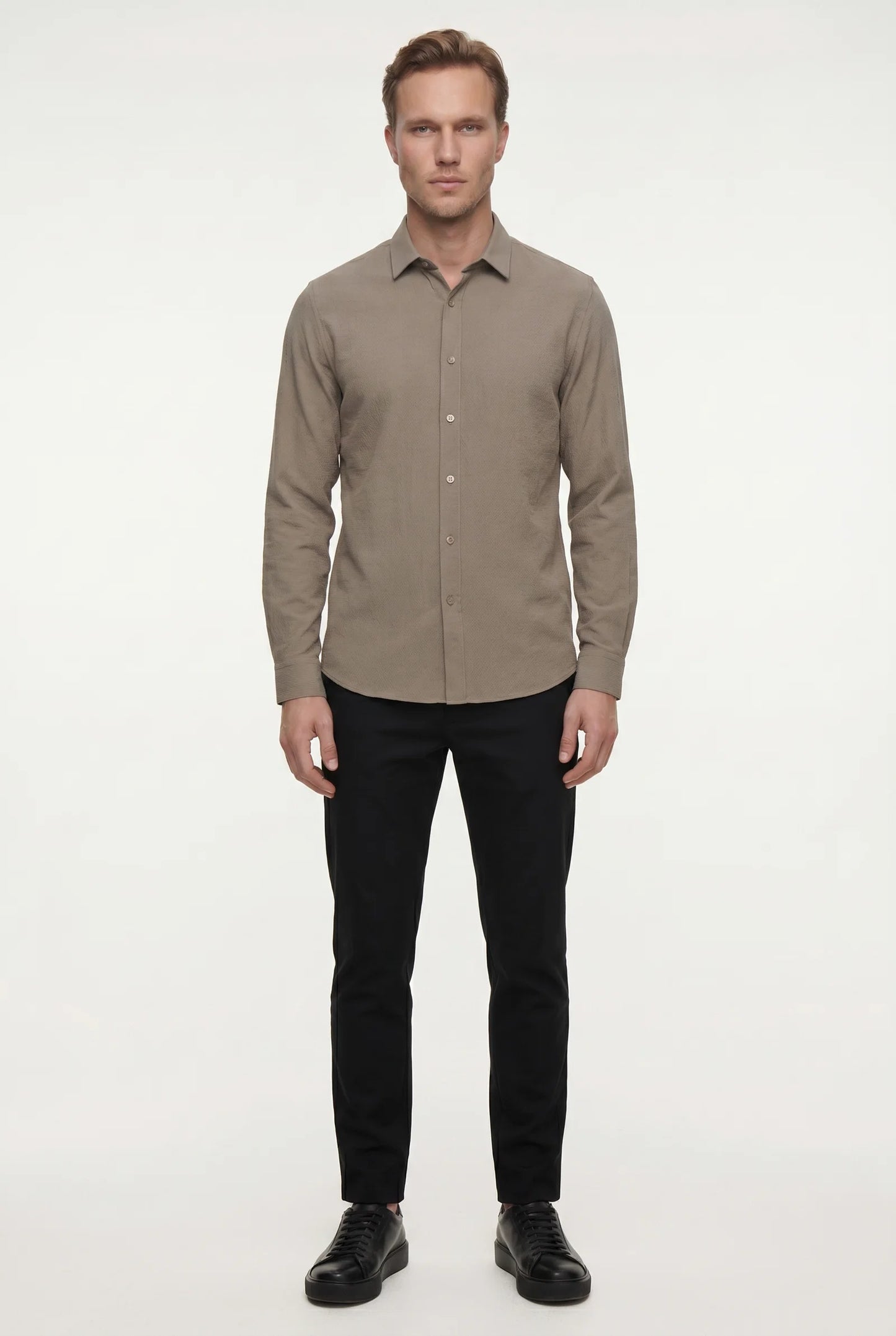 Tween Slim Fit Vizon Gömlek