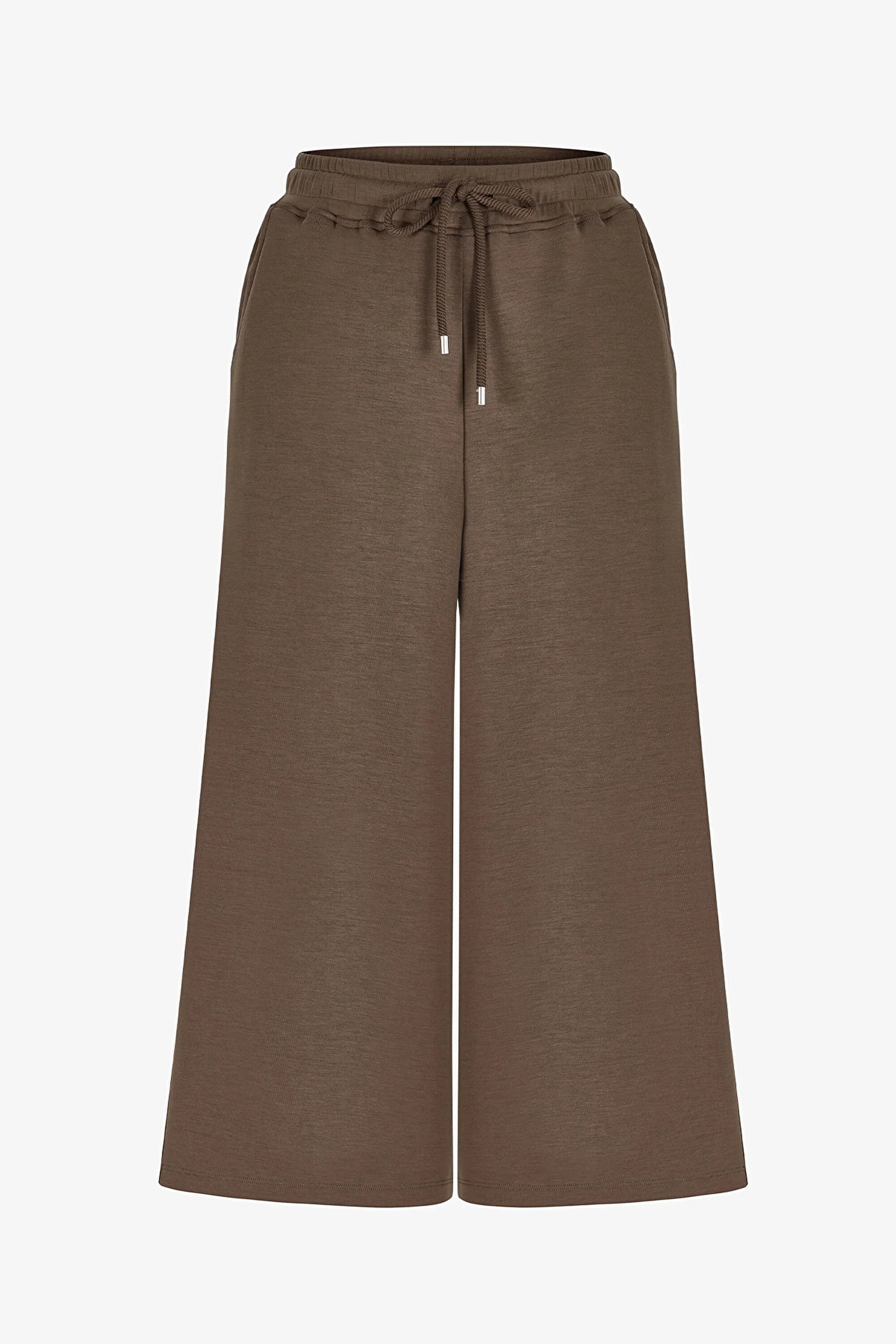 Haki Crop Modal Pantolon