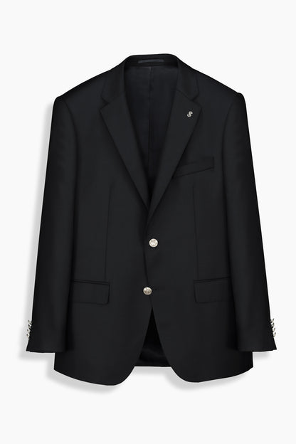 Jam Yün Karışımlı Siyah Blazer Ceket