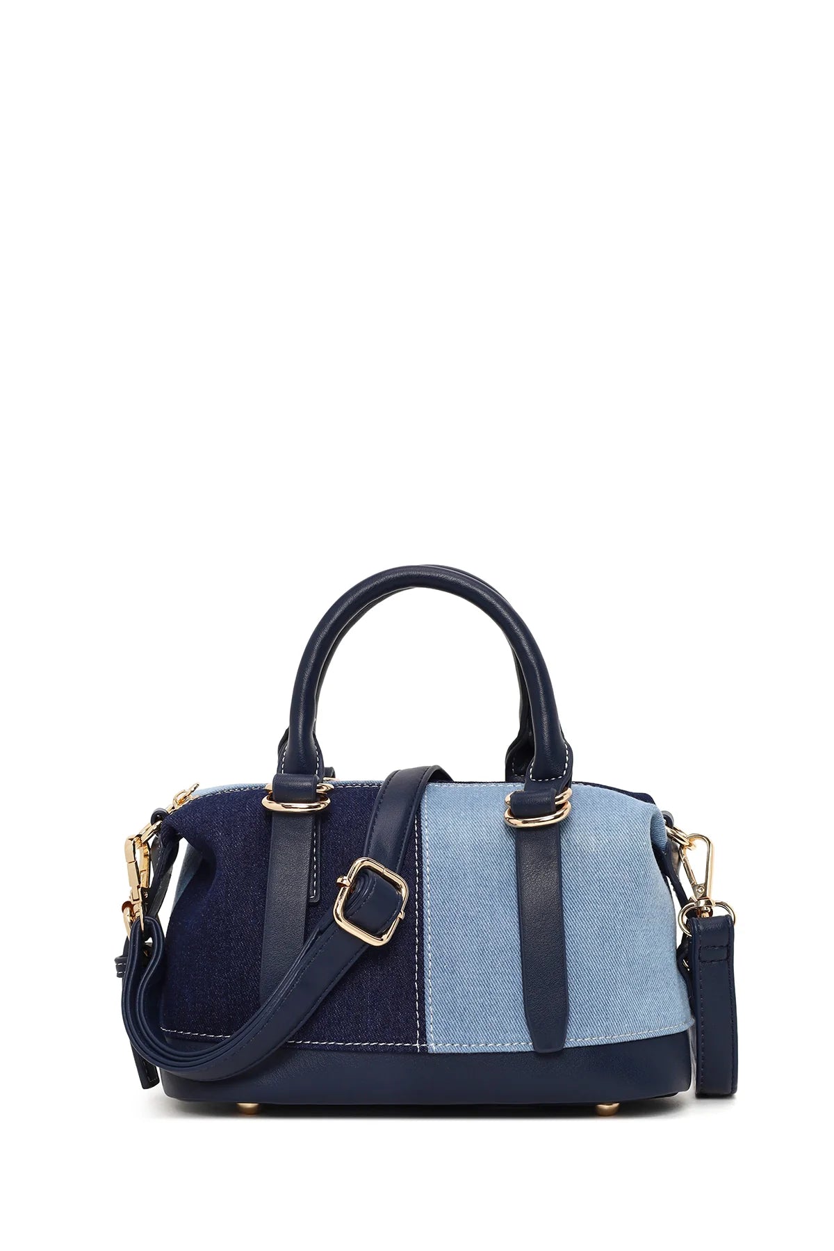 Kadın Mavi Uzun Askılı Jean Omuz Çantası
