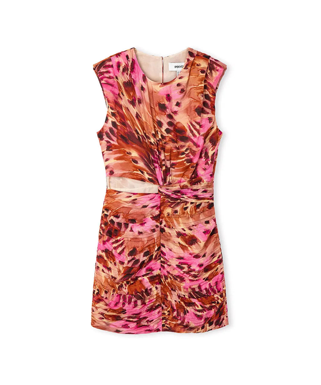 Mor Desenli Cutout Mini Elbise Is1260002297008 | Ipekyol