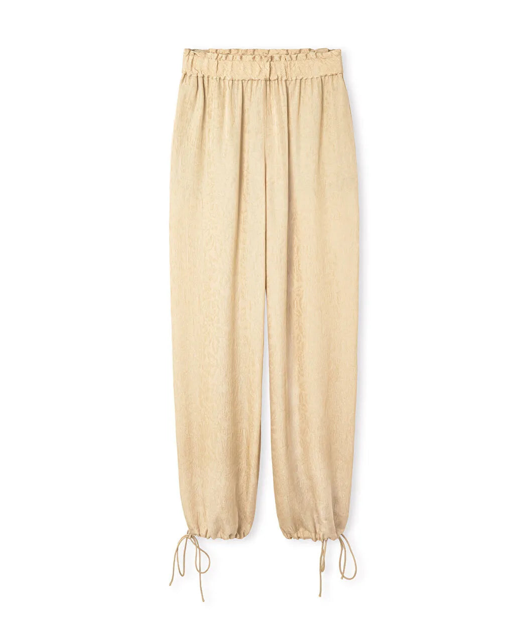 Natürel Jakarlı Balon Fit Pantolon Is1260003189ad4 | Ipekyol