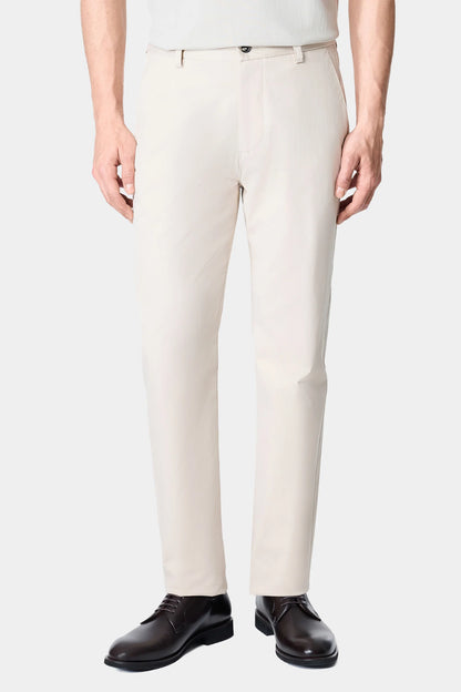 Damat Comfort Fit Bej Düz Kumaş Pantolon