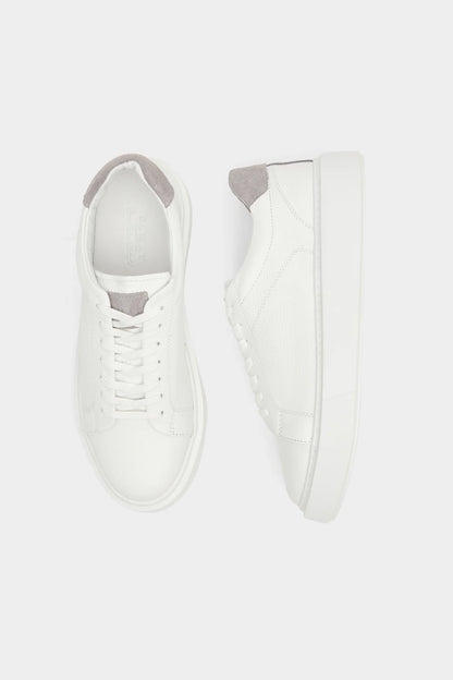 Damat Beyaz Hakiki Deri Sneaker Ayakkabi