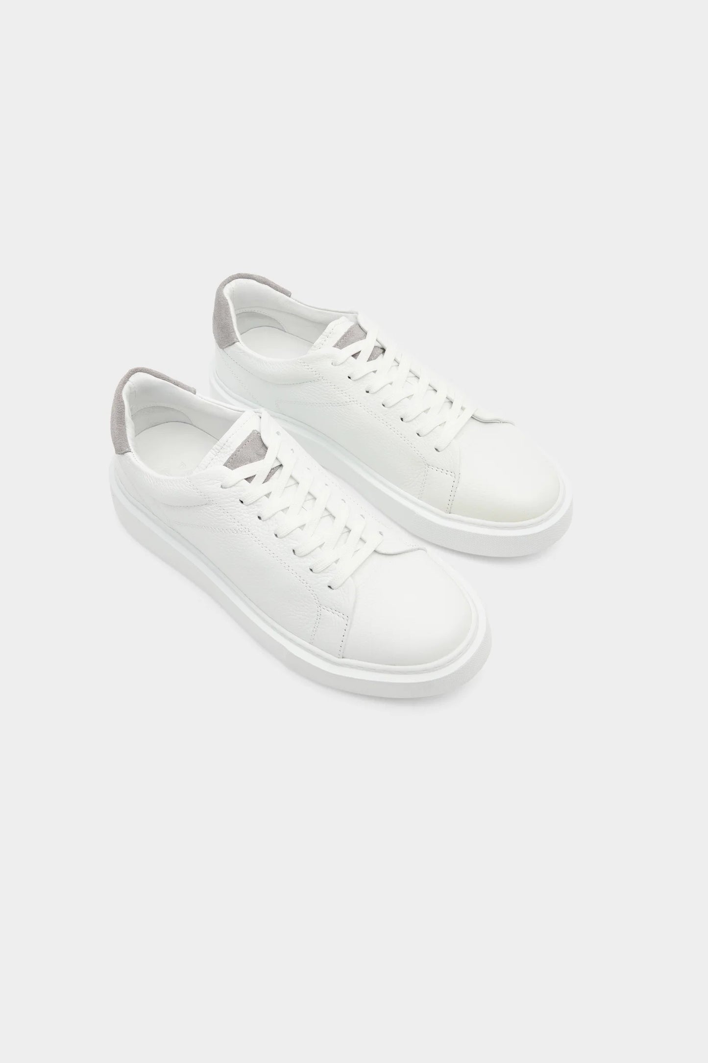 Damat Beyaz Hakiki Deri Sneaker Ayakkabi
