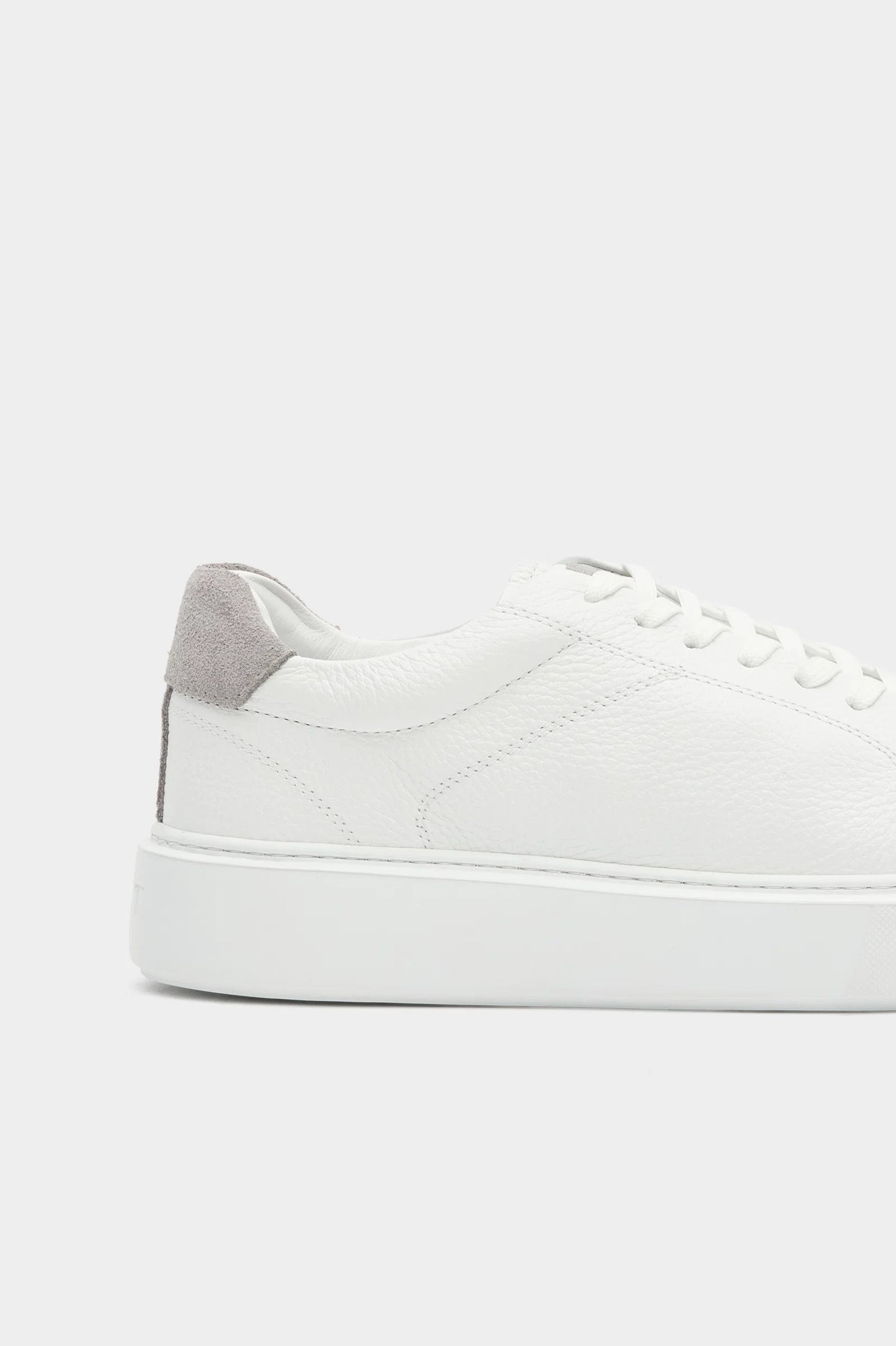Damat Beyaz Hakiki Deri Sneaker Ayakkabi