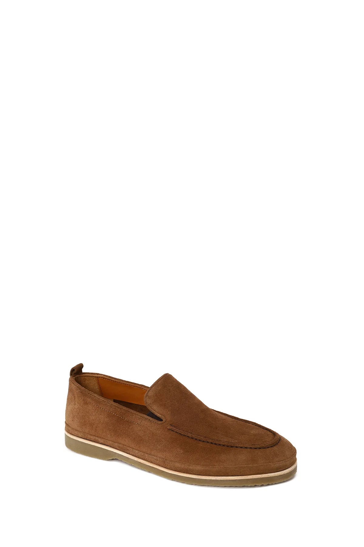Erkek Taba Süet Deri Casual Loafer