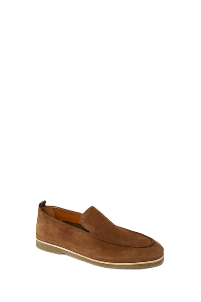 Erkek Taba Süet Deri Casual Loafer