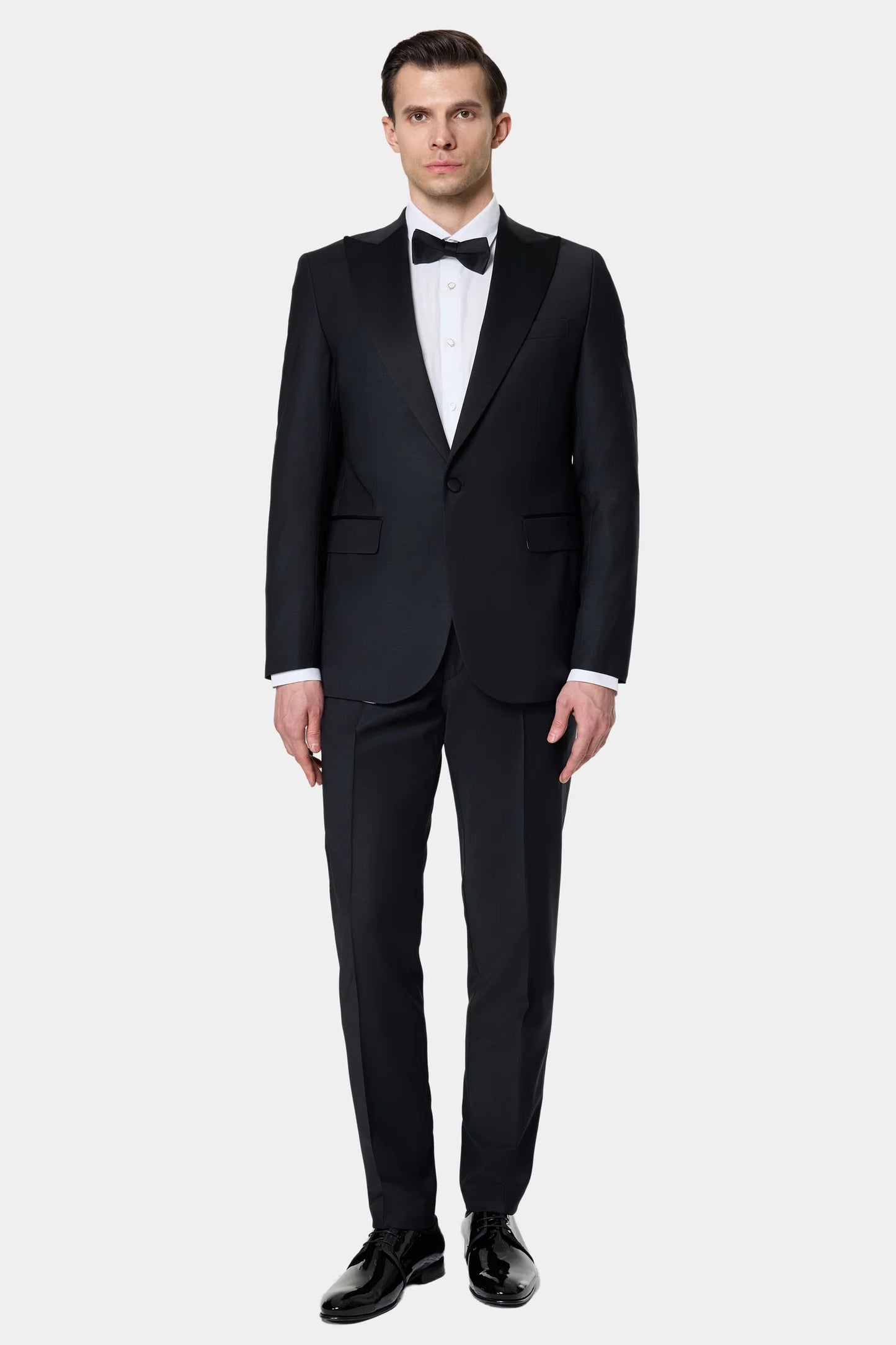 Damat Regular Fit Siyah Düz Smokin Takim