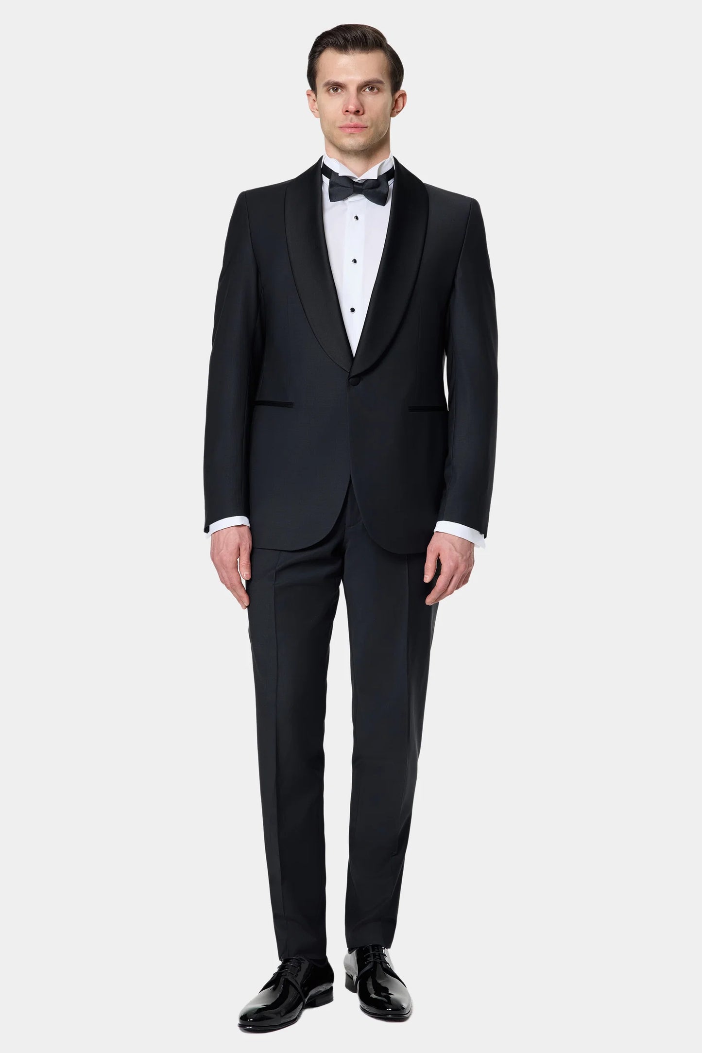 Damat Regular Fit Siyah Düz Smokin Takim