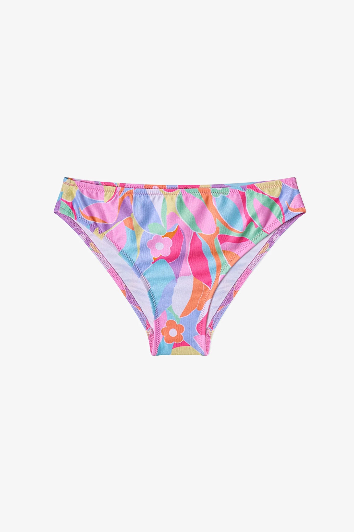 Renkli Genç Kız Tropic Bandeau Bikini Takımı
