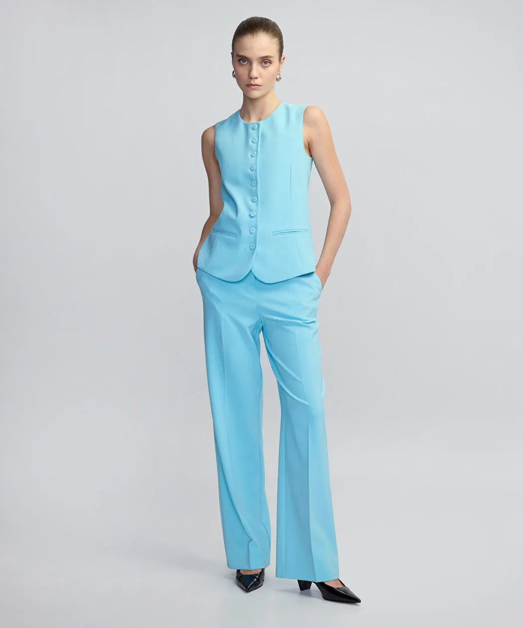 Mavi Wide Leg Fit Elastik Bel Pantolon Iw6250003252025 | Ipekyol