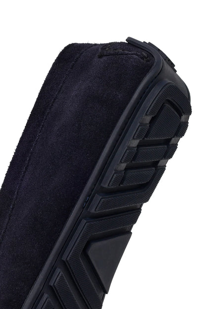 Erkek Lacivert Püsküllü Süet Deri Loafer