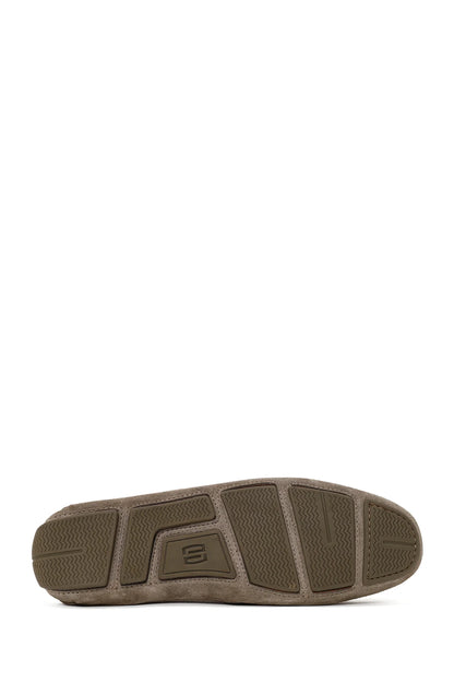 Erkek Yeşil Tokalı Süet Deri Loafer