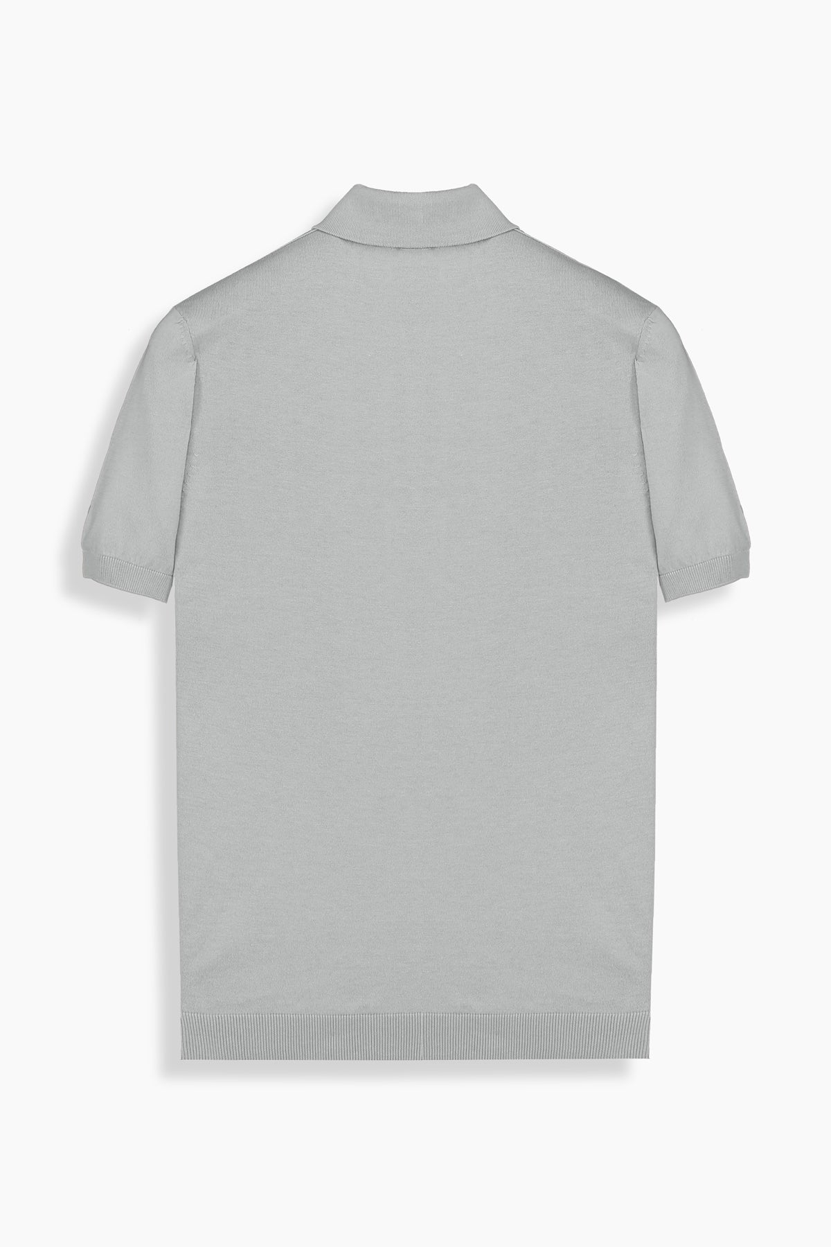 Regular Fit Pamuklu Gri Polo Yaka Tişört