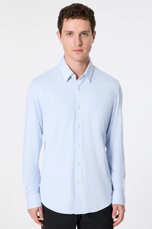 Tween Slim Fit Mavi Düz Gömlek