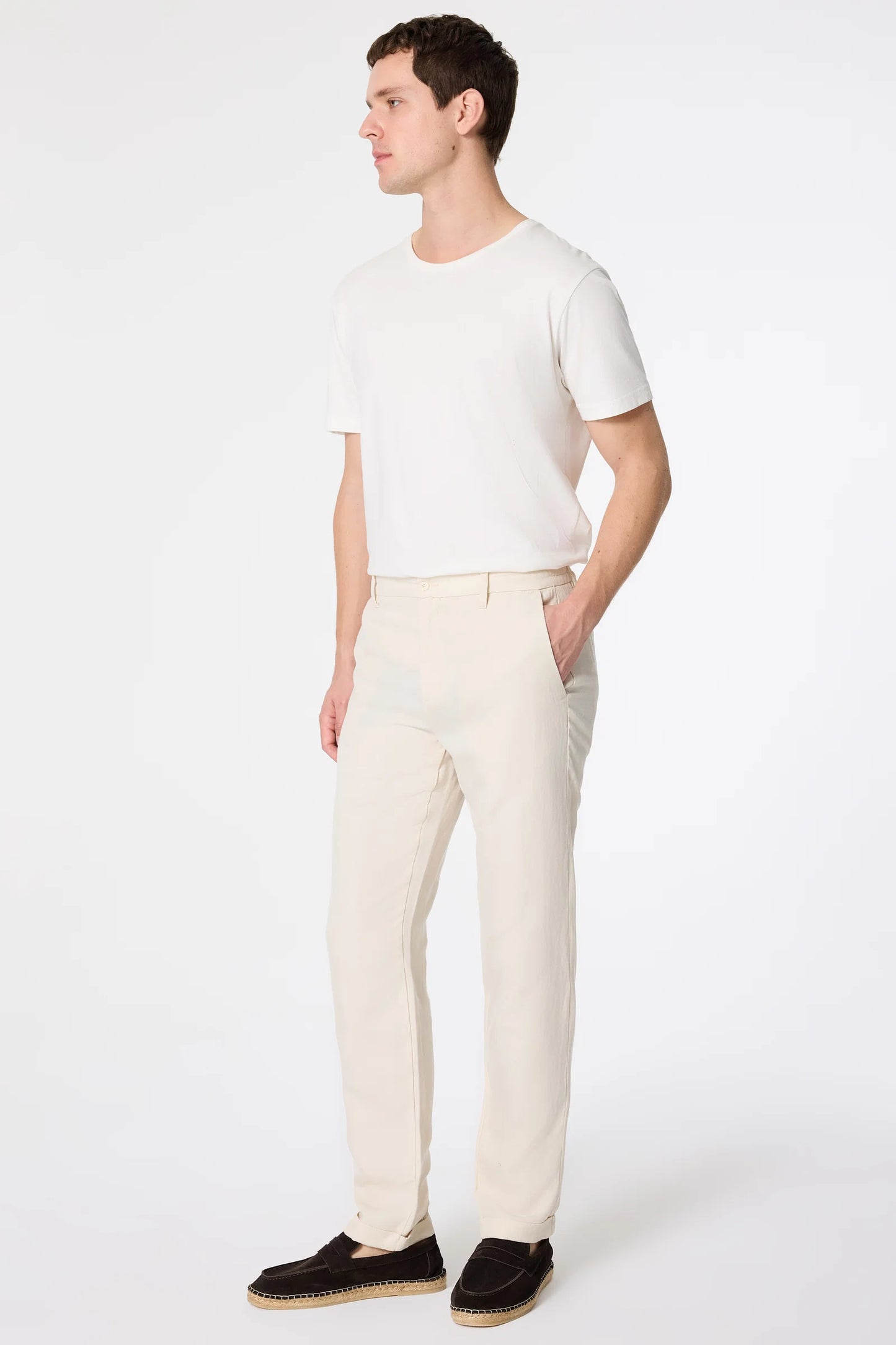Tween Relaxed Fit (pilesiz) Vanilya Kumaş Pantolon