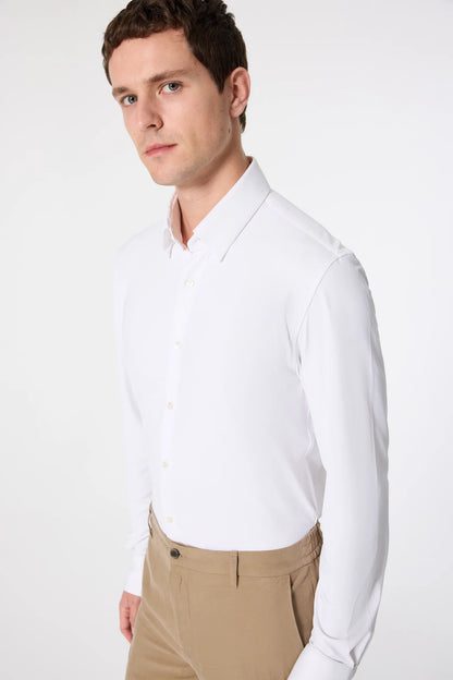 Tween Slim Fit Beyaz Düz Gömlek