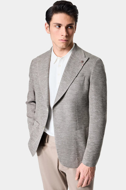 Damat Regular Fit Vizon Kumaş Ceket