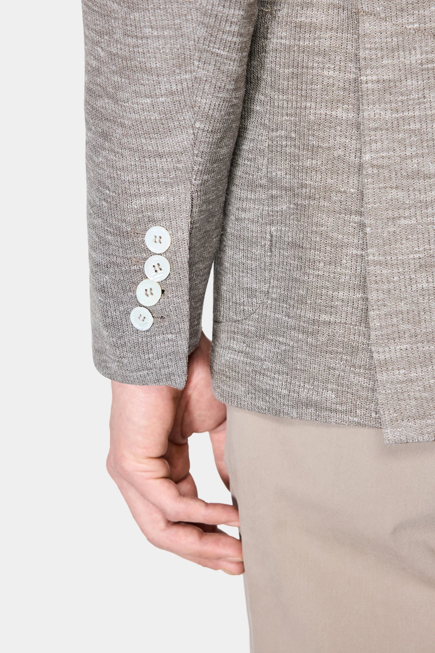 Damat Regular Fit Vizon Kumaş Ceket