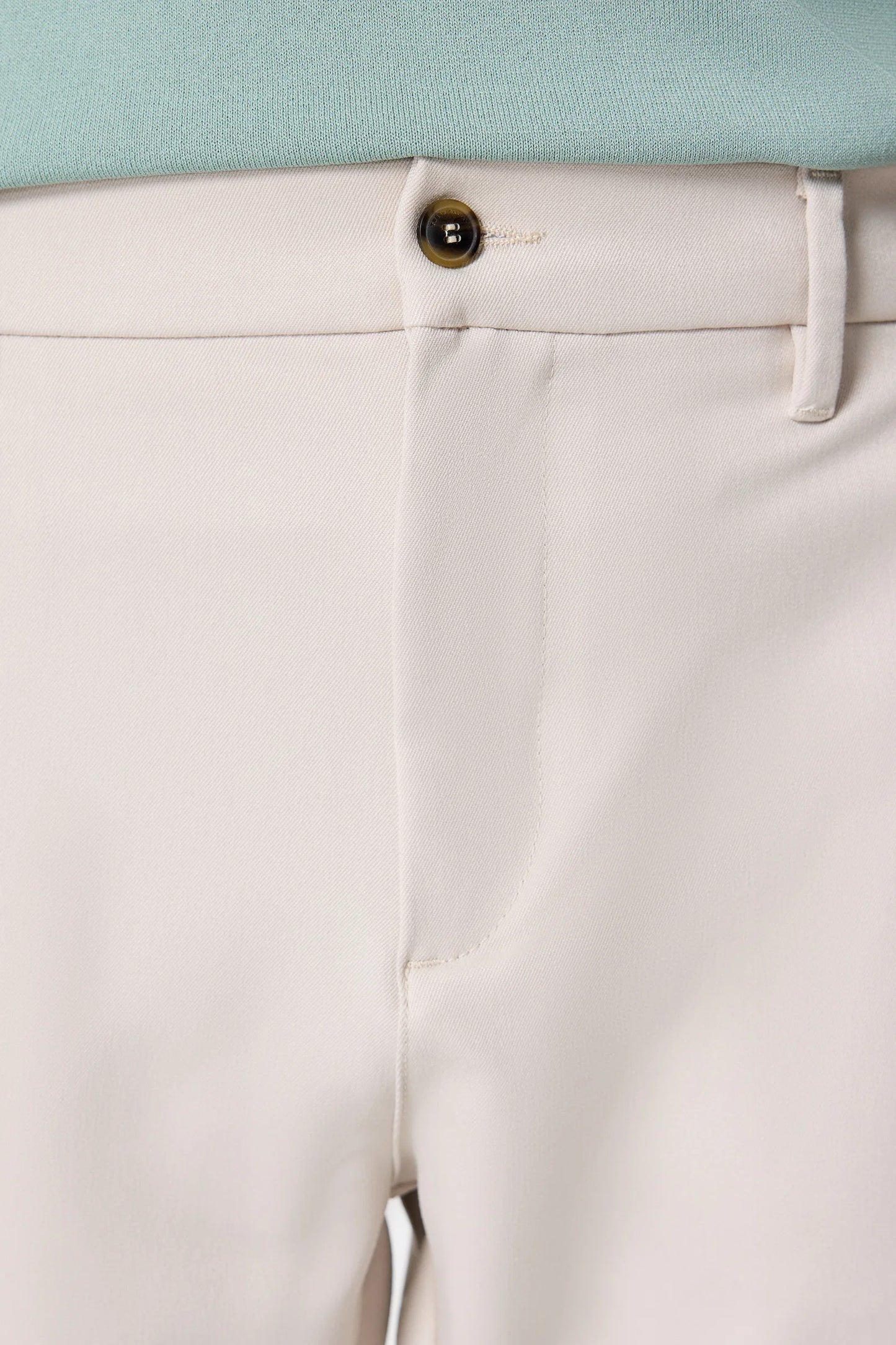 Tween Relaxed Fit (pilesiz) Bej Düz Jogger Pantolon