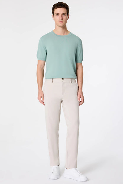 Tween Relaxed Fit (pilesiz) Bej Düz Jogger Pantolon