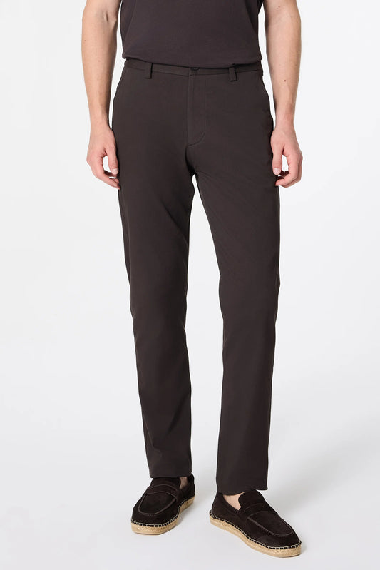 Damat Comfort Fit Kahverengi Düz Kumaş Pantolon