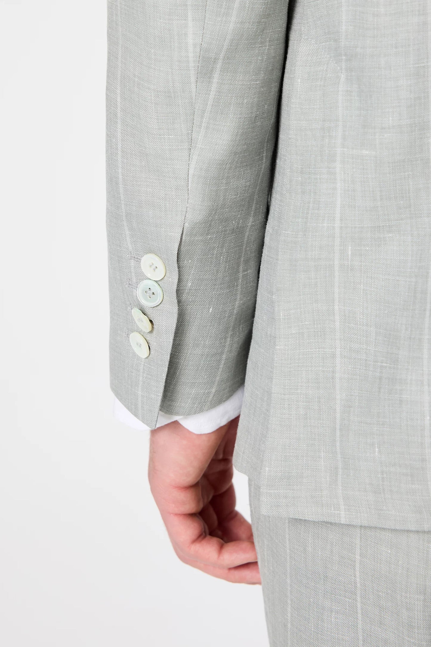 Damat Regular Fit Mint Çizgili Takim Elbise