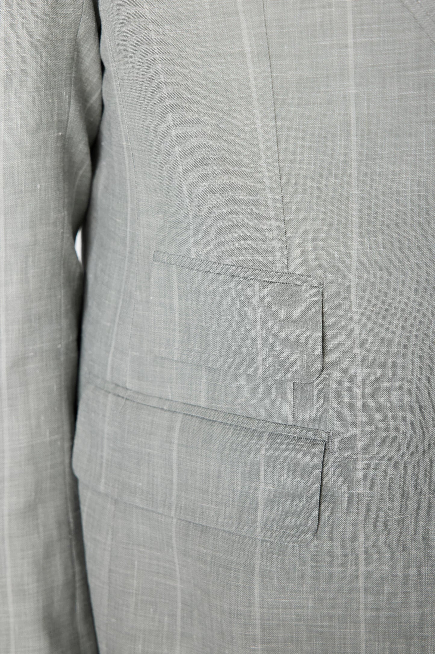 Damat Regular Fit Mint Çizgili Takim Elbise