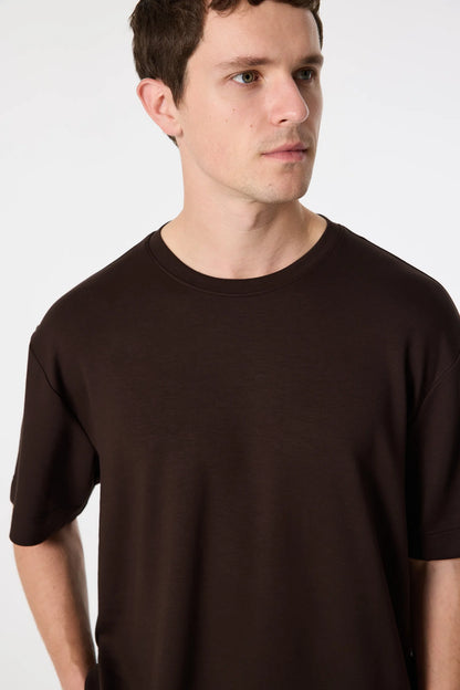 Tween Relaxed Fit Kahverengi T-shirt