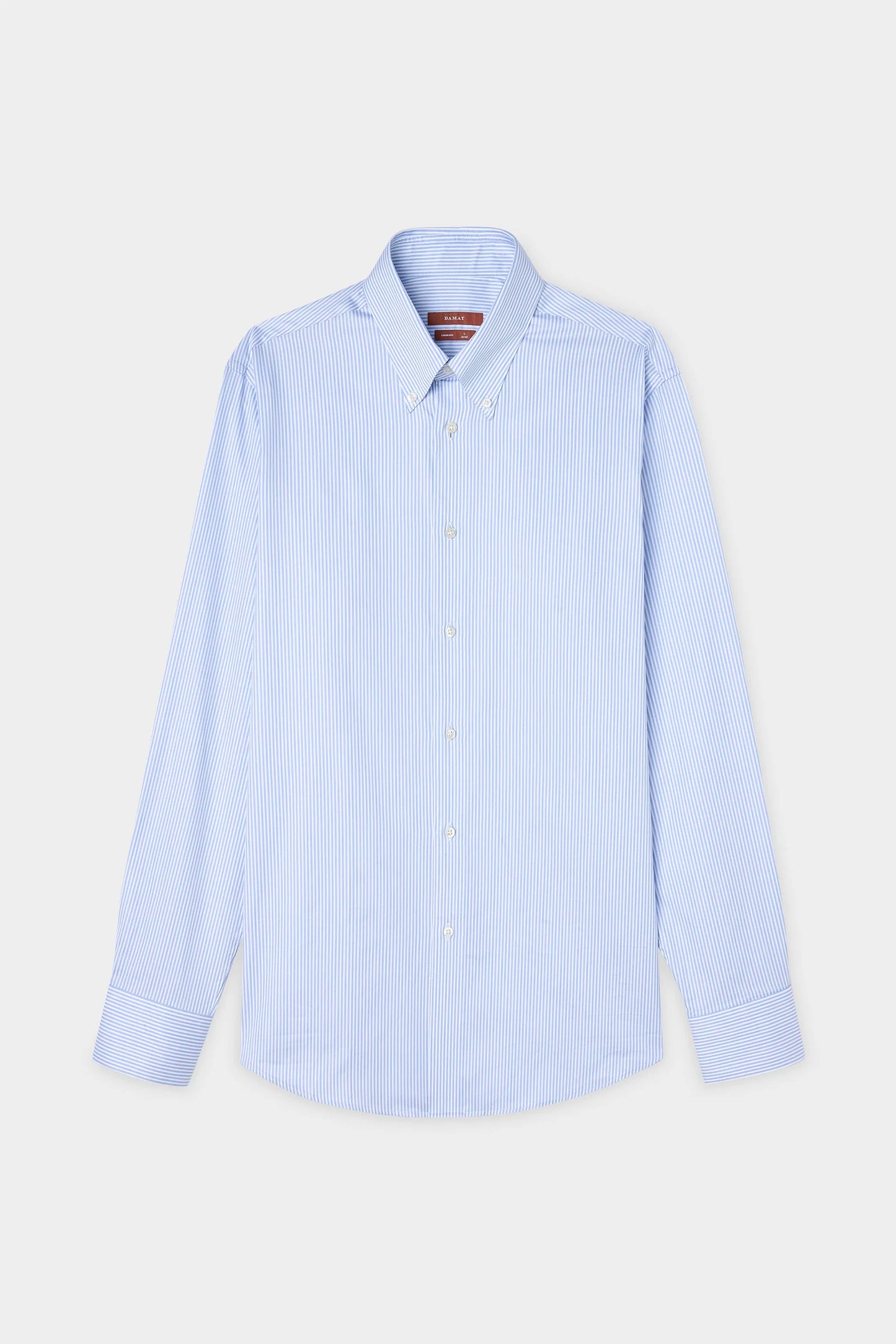 Damat Comfort Mavi Çizgili Tencel Gömlek